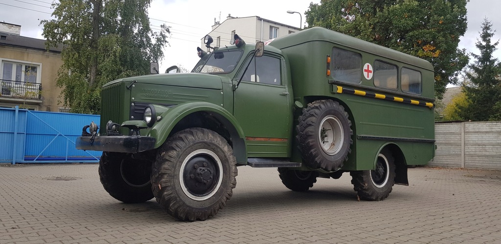 Gaz 63 Mołotow Sanitarka, 1955r. Warszawa - 8538320544 - oficjalne archiwum  Allegro