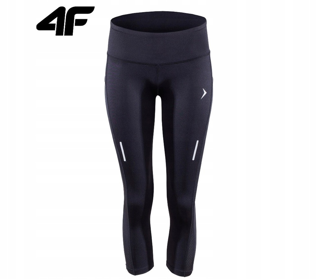 4F SPODNIE DAMSKIE LEGGINSY 3/4 SPDF603 _ XS