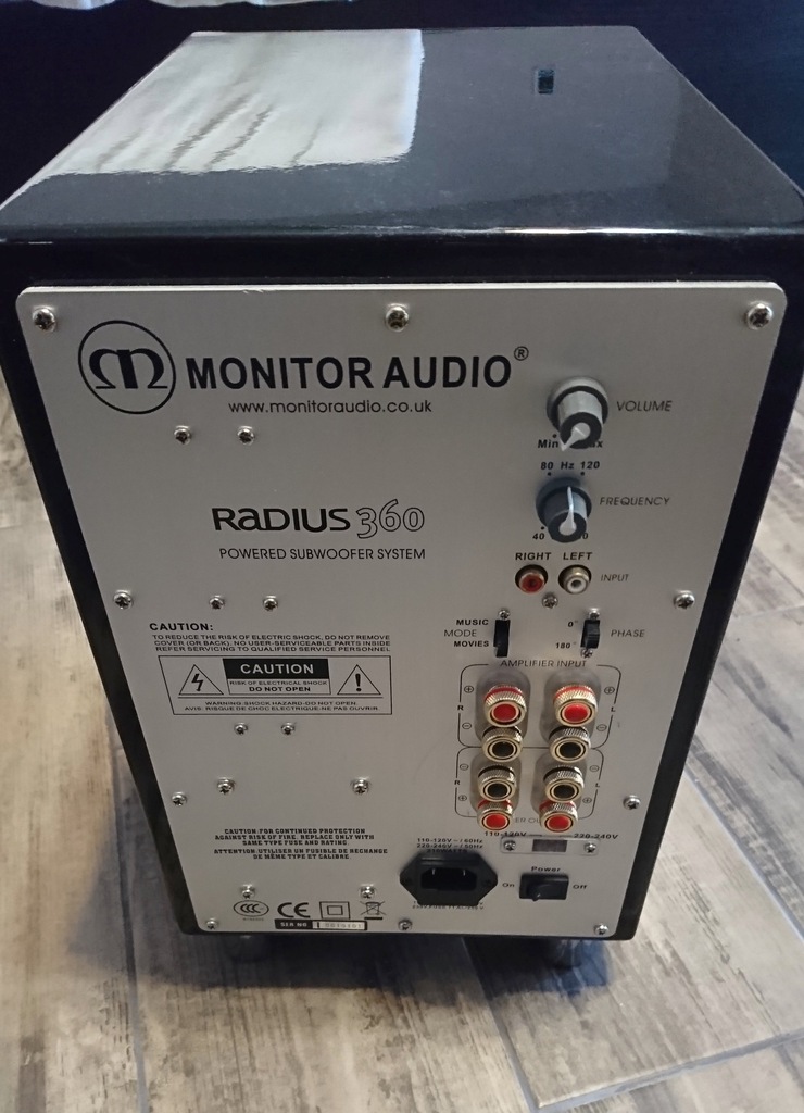 radius 360 subwoofer