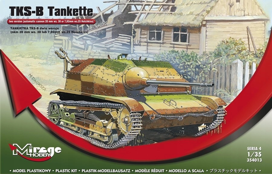 MIRAGE TANKIETKA TKS-B SKALA 1:35