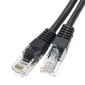 Patchcord U/UTP 5e Lanberg RJ45 / RJ45 3 m czarny