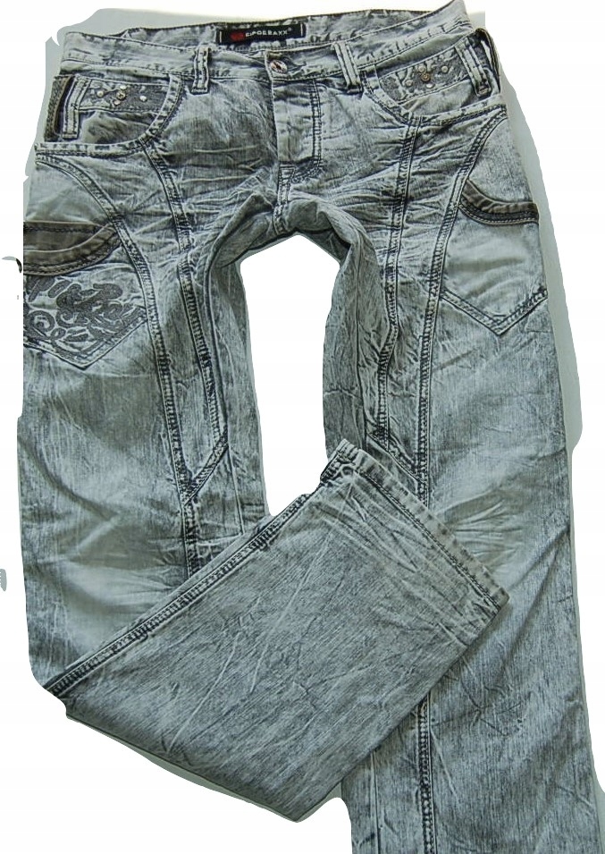 9K77 jeansy MĘSKIE CIPO BAXX 32/34 pas 88