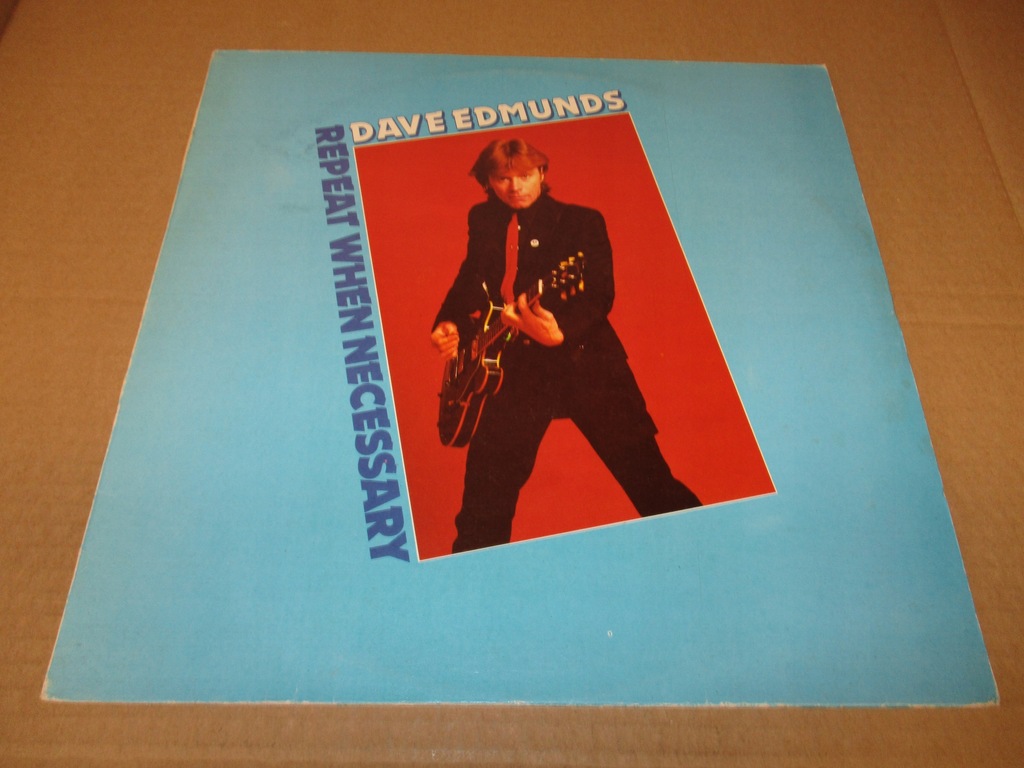 DAVE EDMUNDS REPEAT WHEN NECESSARY LP GREECE VG+