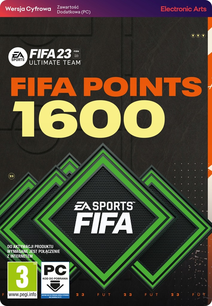 FIFA 23 ULTIMATE TEAM - 1600 FIFA POINTS [FUT] PC