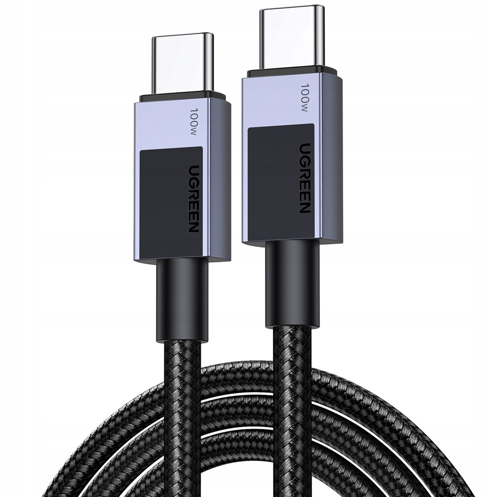 Kabel ładujący Ugreen USB-C to USB-C PD L512 (szary) 3m