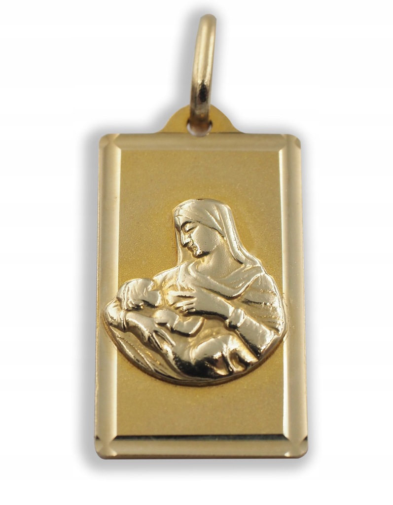 Złoty medalik Matka Boska Karmiąca pr. 585