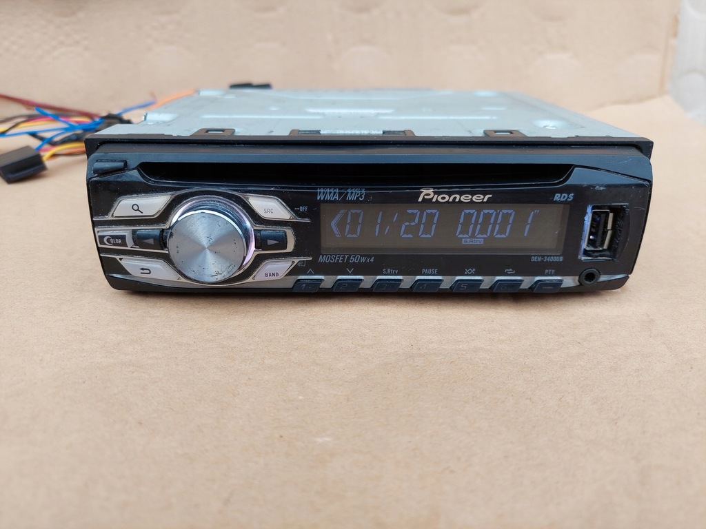 Radio Pioneer deh3400UB sprawne USB 13102394765 oficjalne archiwum