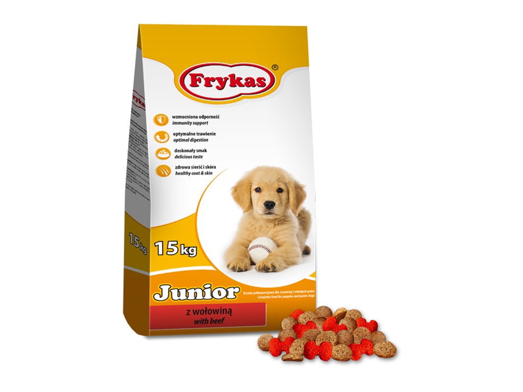 KARMA DLA PSA FRYKAS JUNIOR 5kg - 2 SMAKI warto!