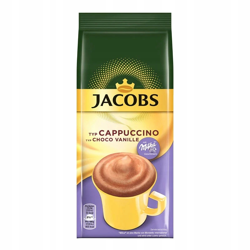 Cappuccino JACOBS Milka Choco Vanille 500 g