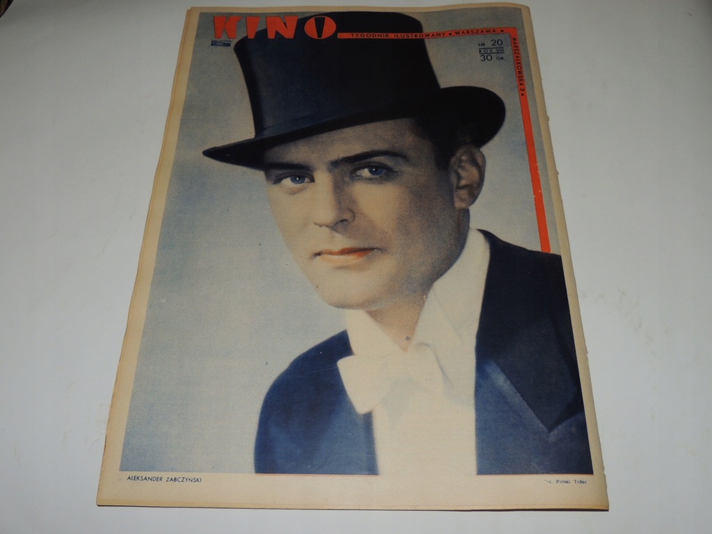 KINO 20/1937 Aleksander Żabczyński, J Parker