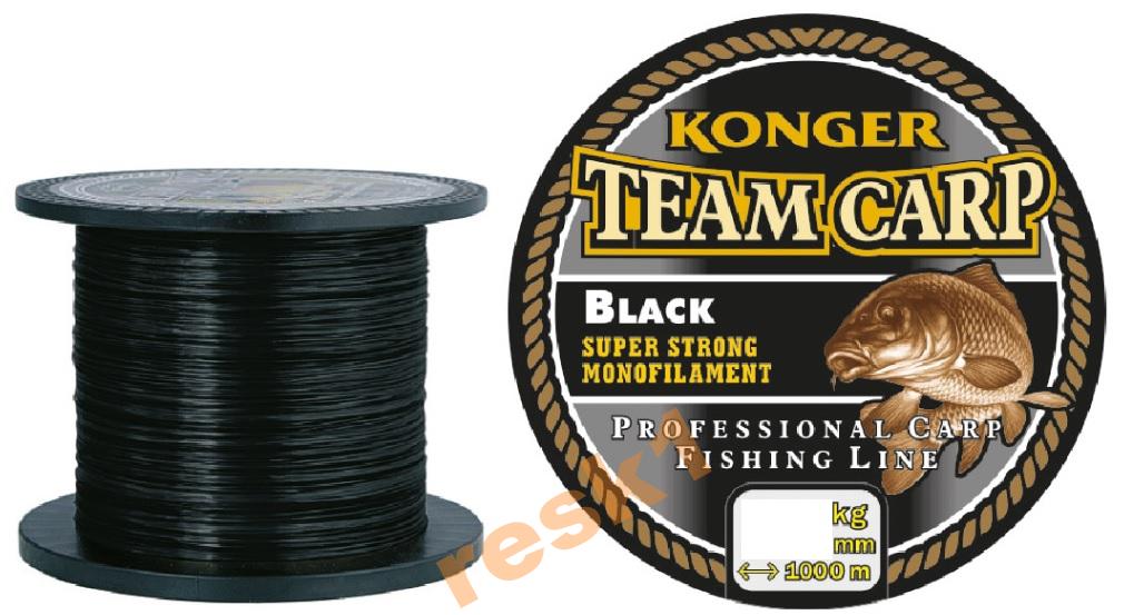 Żyłka KONGER TEAM CARP BLACK 0,30/1000m / 11,30kg