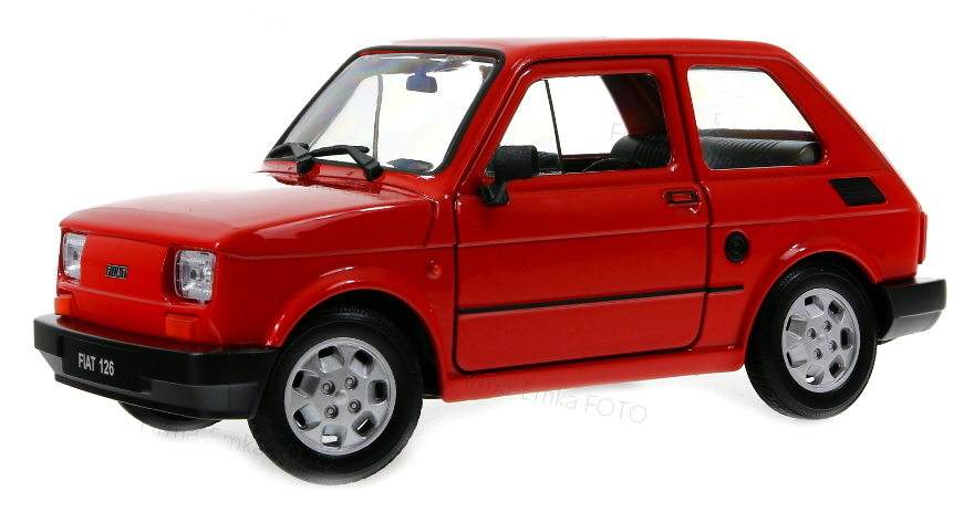 MODEL Metalowy Fiat 126 Maluch SKALA 121 DUŻY