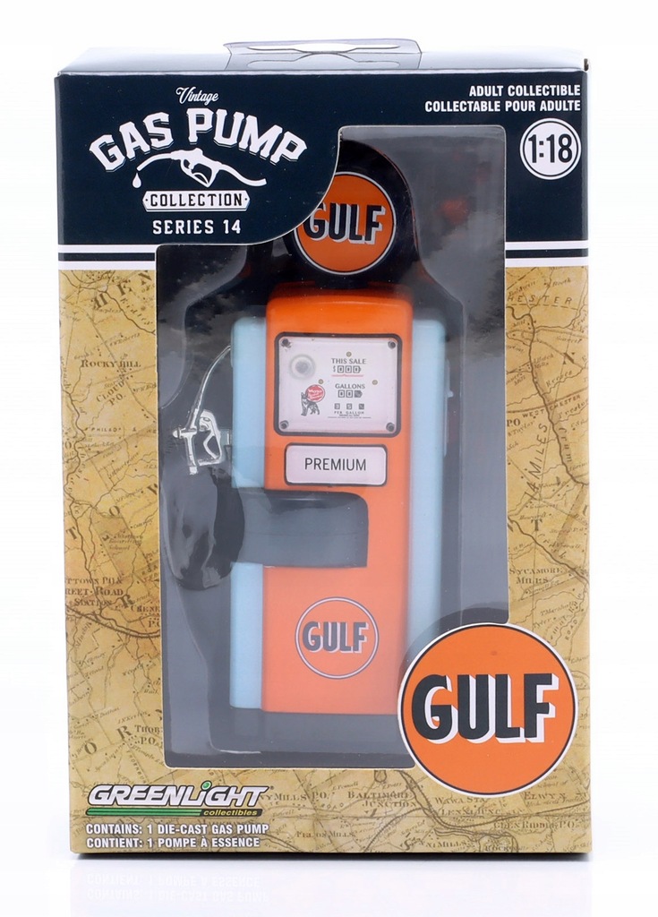 GREENLIGHT Dystrybutor paliwa Wayne 100-A “Gulf Oil Premium” 1948 1:18