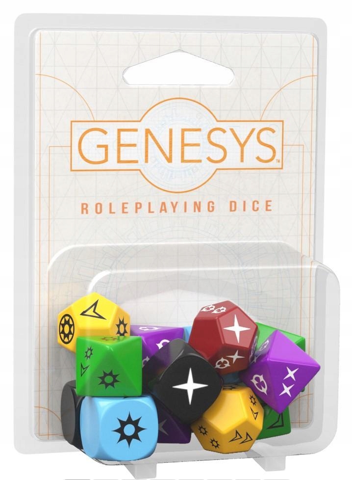 GENESYS RPG: ZESTAW KOSTEK NARRACYJNYCH REBEL