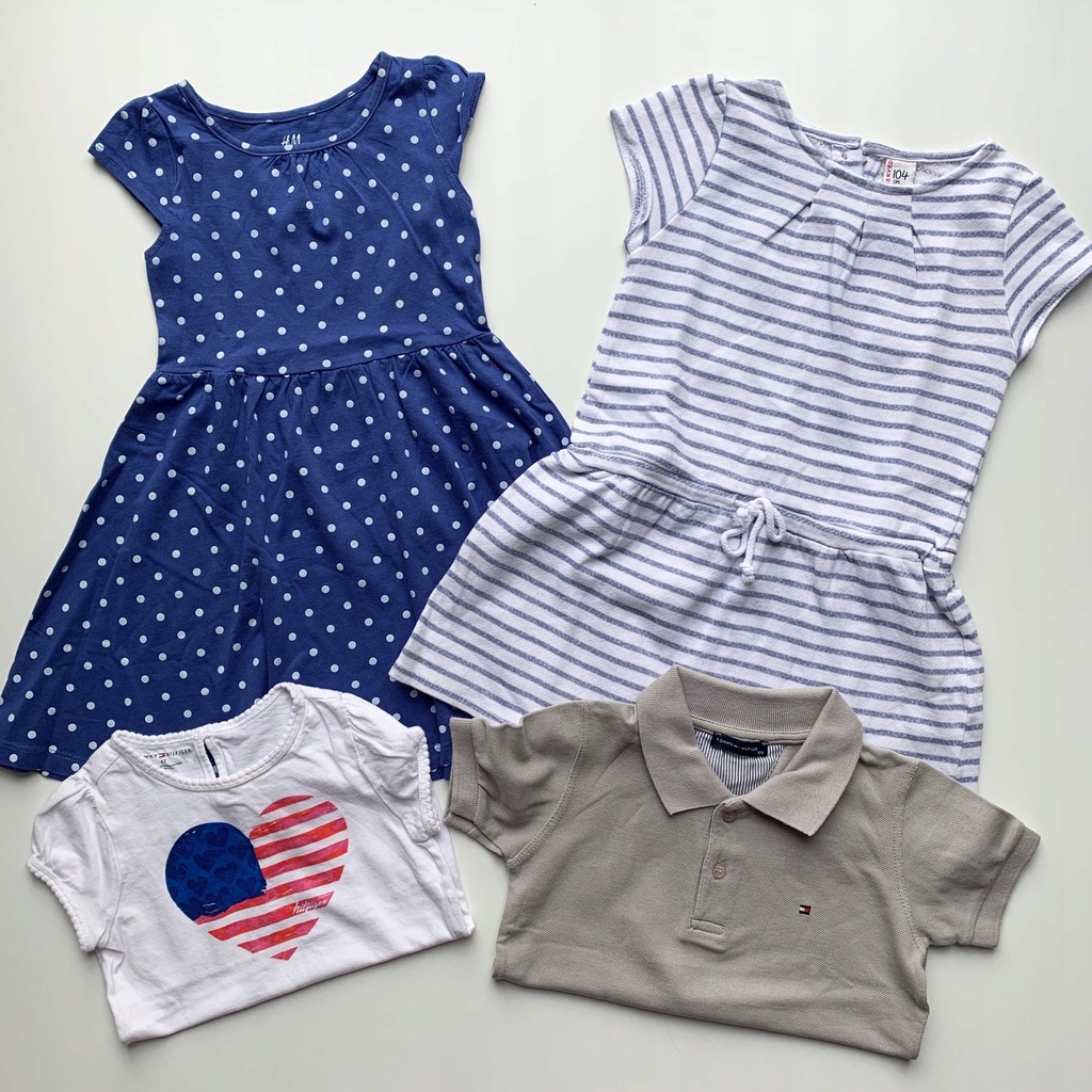 Tommy Hilfiger zestaw 3-4l H&M ReKids