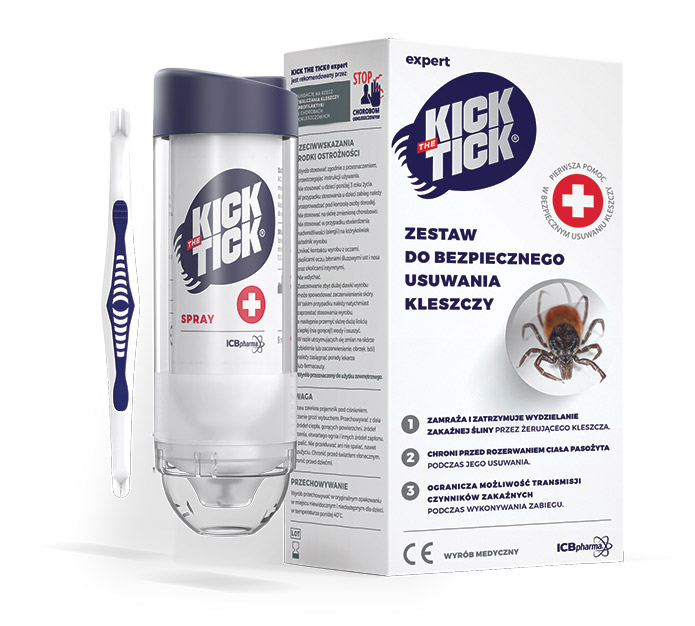 KICK THE TICK ZESTAW DO USUWANIA KLESZCZY