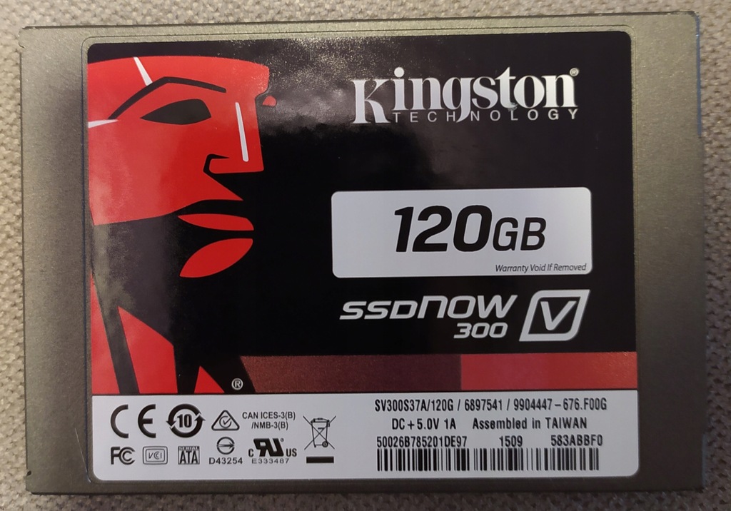 Kingston NOW300 - dysk SSD, 120GB - jak NOWY