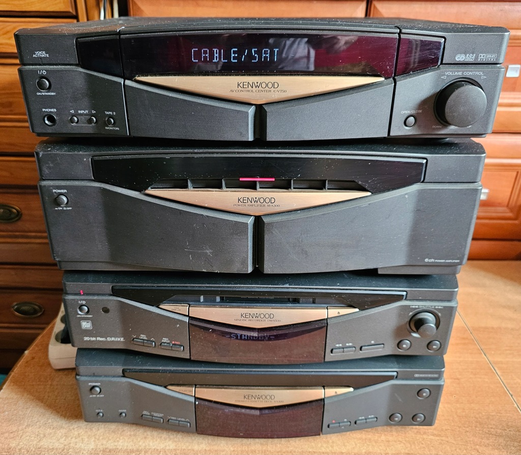 Wieża KENWOOD MA300 PreAmp końcówka MD DECK 14108442922