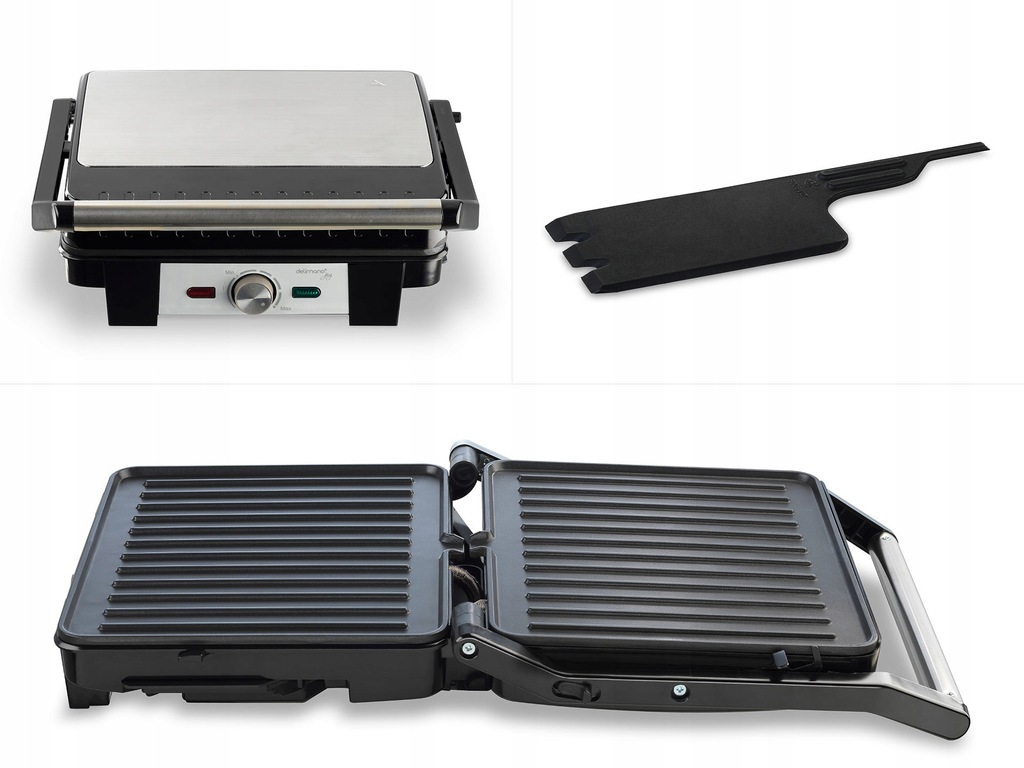 GRILL ELEKTRYCZNY OPIEKACZ 2w1 2200W JOY DELIMANO 9289258975 oficjalne archiwum Allegro