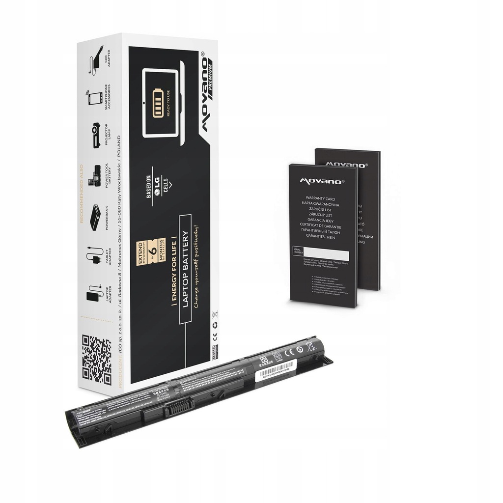 * Bateria do HP Pavilion 17-F057NO 17-F058SR 14,8V