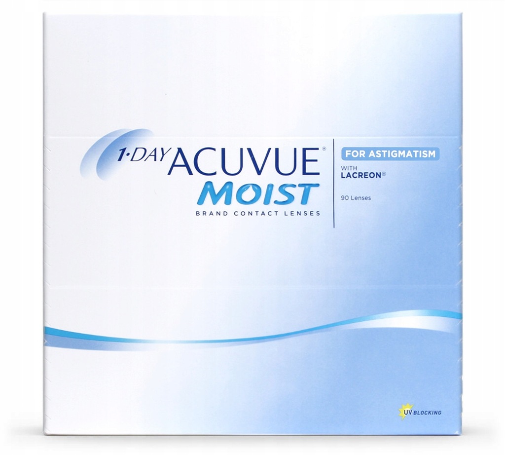 1-DAY ACUVUE Moist for Astigmatism soczewki Astygmatyzm -0,25 90szt