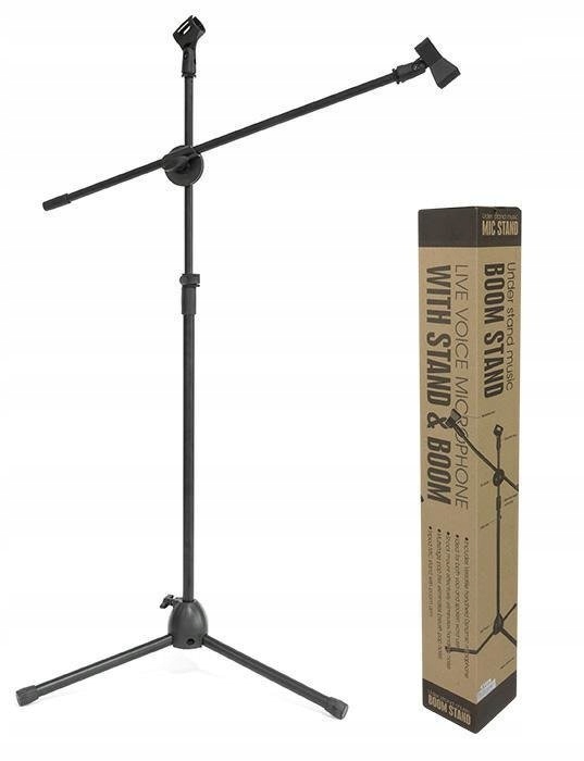 STATYW MIKROFONOWY STOJAK MIKROFON 182CM REGULACJA