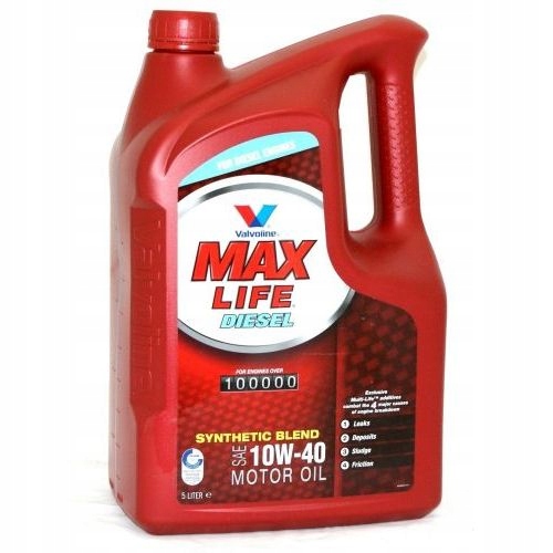 OLEJ SILNIKOWY VALVOLINE MAX LIFE DIESEL 10W40 5L