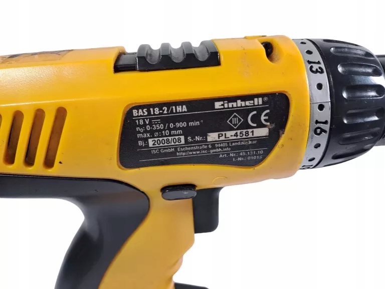 WKRĘTARKA AKUMULATOROWA EINHELL BAS 18-2/1HA 18 V - 13838438979 ...