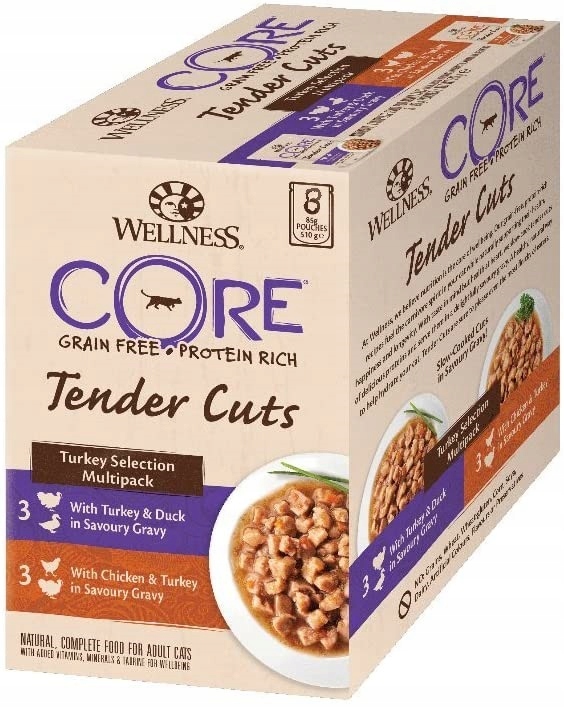 Wellness Core mokra karma dla kotów 16 x 85 g