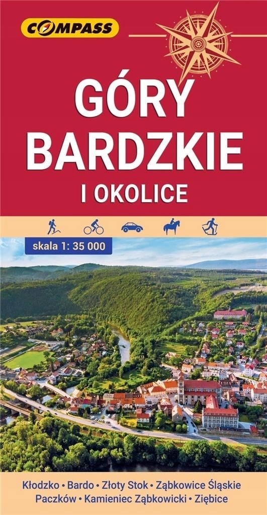 Mapa tur. - Góry Bardzkie i okolice 1:35 00 w.2021