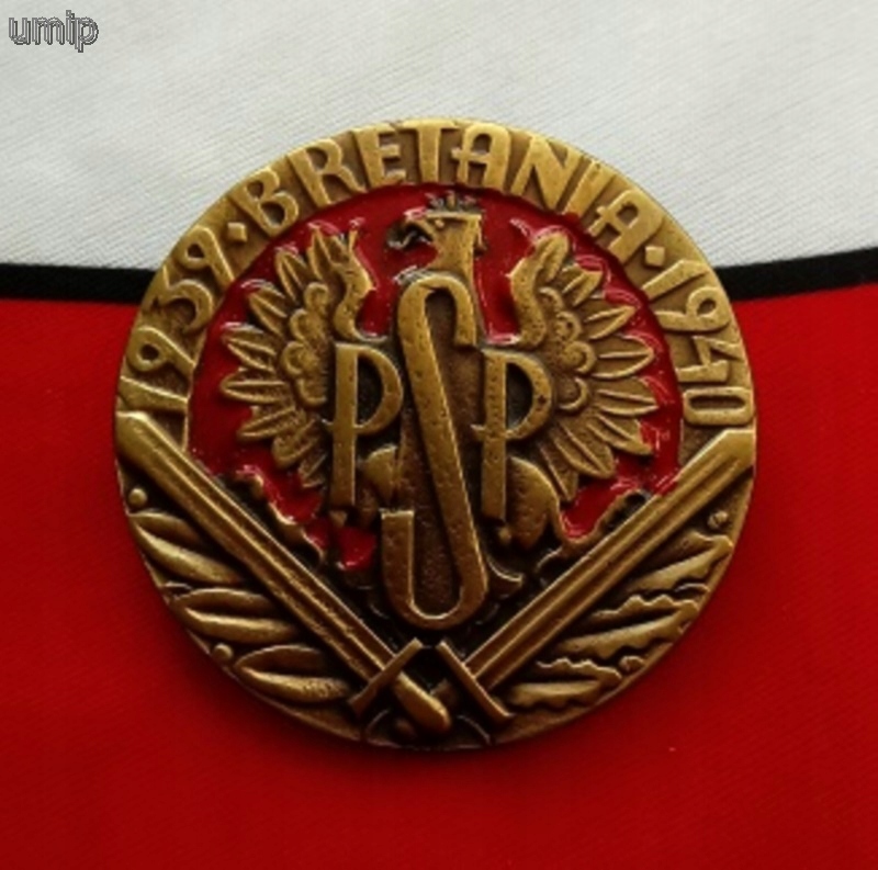 Odznaka Szkoły Podchorążych Piechoty Bretania PSZ
