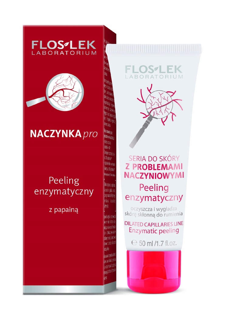 Flos-Lek Peeling enzymatyczny cera naczynkowa 50ml