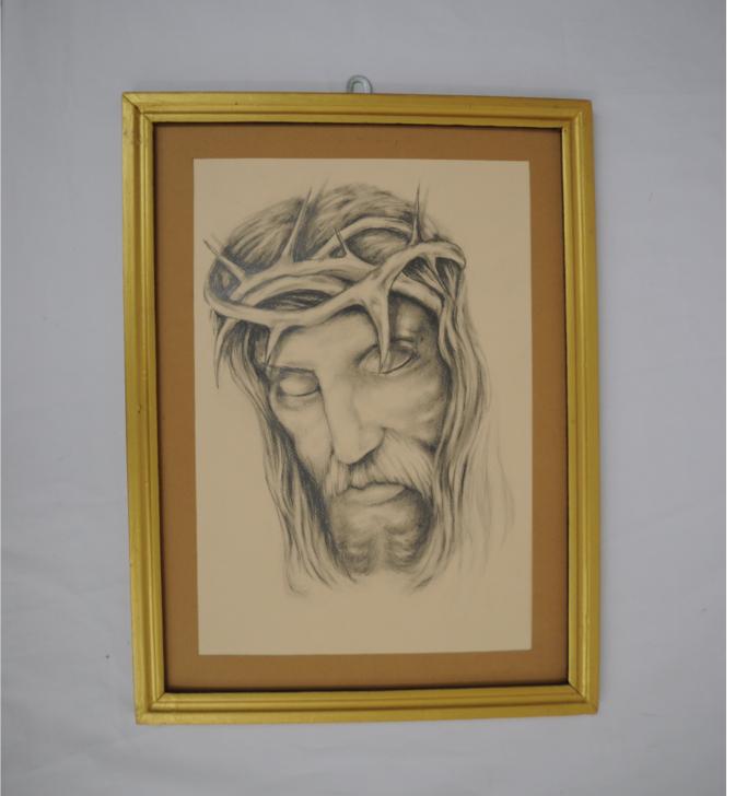 Rysunek - portret Jezusa