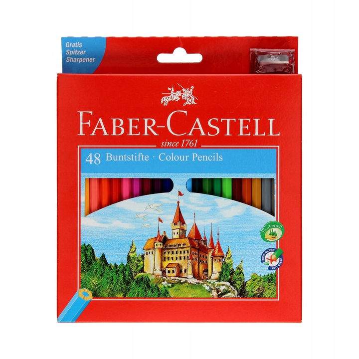 Kredki ołówkowe Faber Castell 48 kolorów