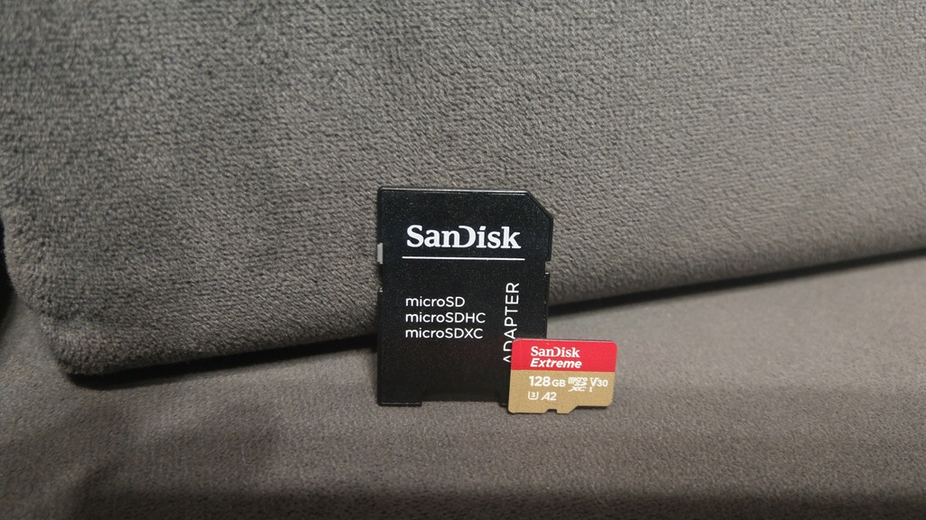 Karta SanDisk Extreme microSDXC UHS-I z 128gb.