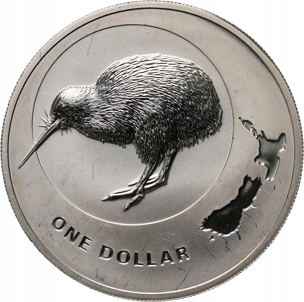 Nowa Zelandia, Elżbieta II, dolar 2009, Kiwi, #T1