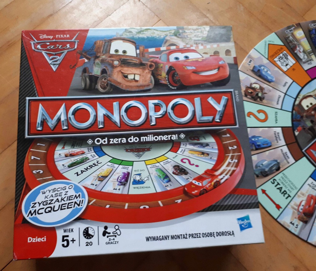 Hasbro Monopoly Auta 7880652135 Oficjalne Archiwum Allegro