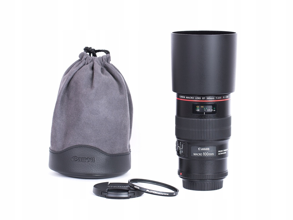 CANON EF 100mm f2.8 L IS USM MACRO - jak nowy!