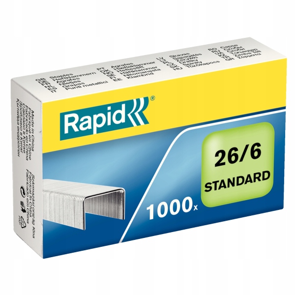 Zszywki RAPID Standard 26/6 1M 24861300