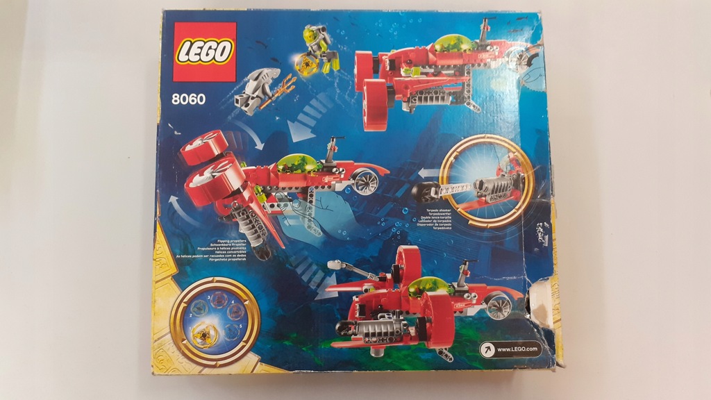 Купить LEGO 8060 Atlantis Submarine Typhoon КАК НОВАЯ!: отзывы, фото и ...