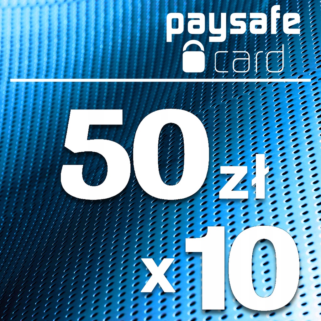 Kod PIN Paysafecard PSC 50 zł - HURT 10 szt.