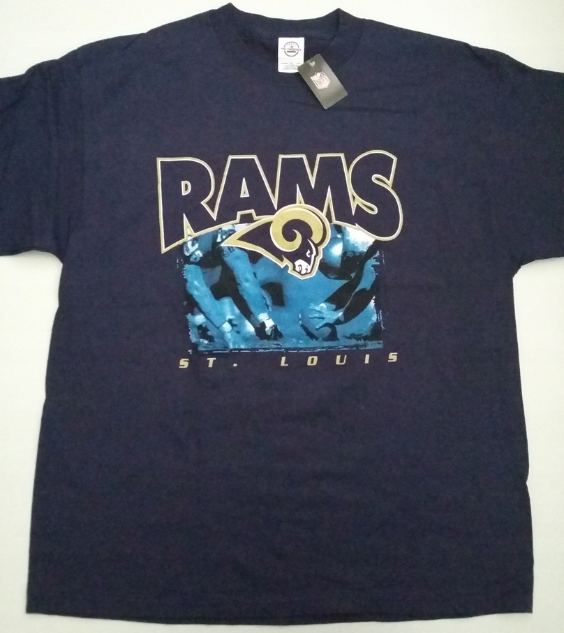 Nowy t-shirt NFL St. Louis RAMS z USA XL