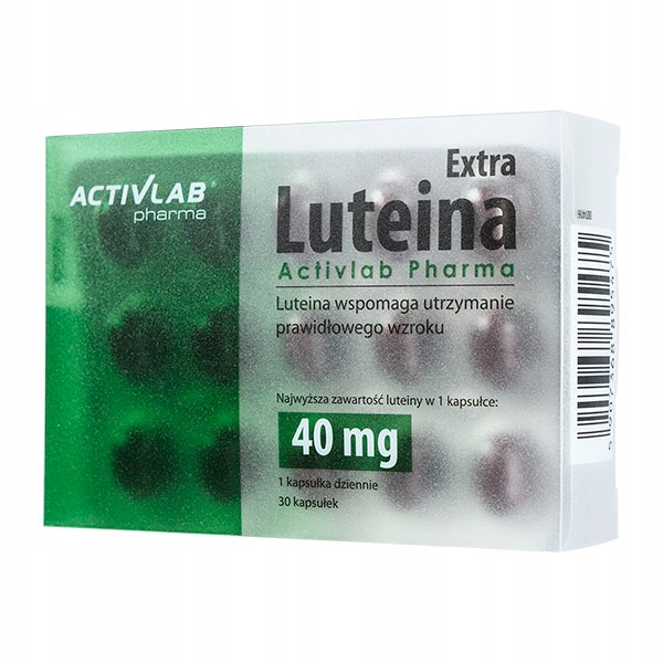 Luteina Extra Zdrowy wzrok 30 kaps Activlab Pharma