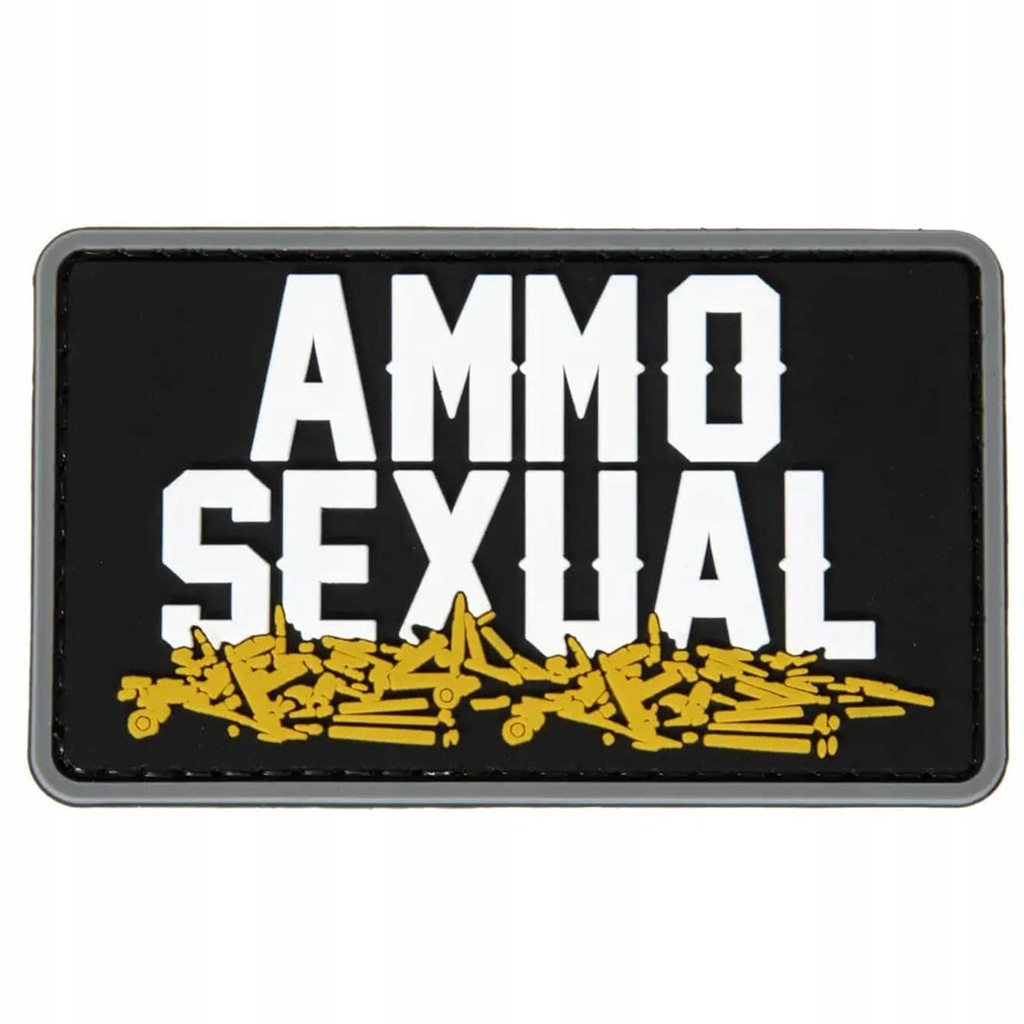 Naszywka PVC GFC Ammo Sexual - Czarna