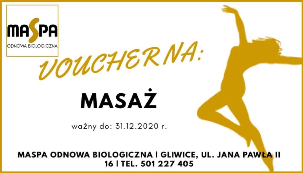 Voucher na masaż do Maspa Odnowa Biologiczna