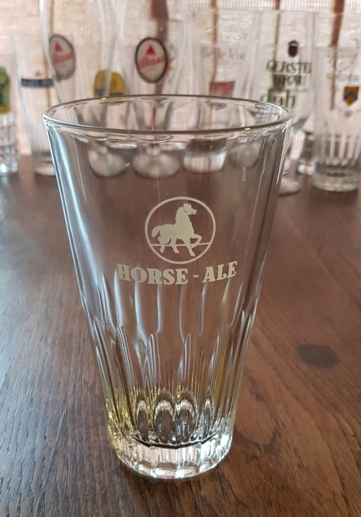 Horse Ale 0,33 l szklanka kolekcjonerska .