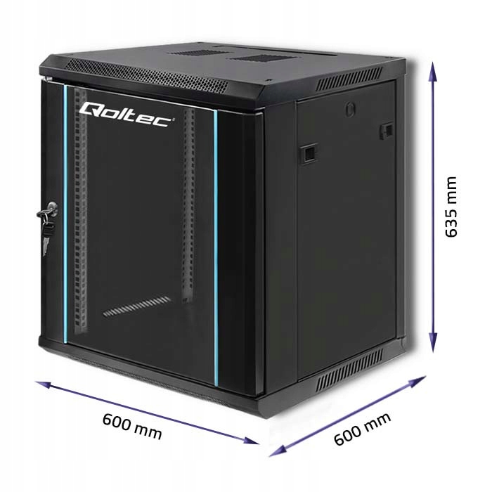 Купить Шкаф Qoltec RACK 19 дюймов 12U 600 x 635 x 600: отзывы, фото, характеристики в интерне-магазине Aredi.ru