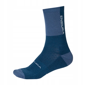 Skarpety rowerowe Endura BaaBaa Merino Winter Sock Blueberry - S/M