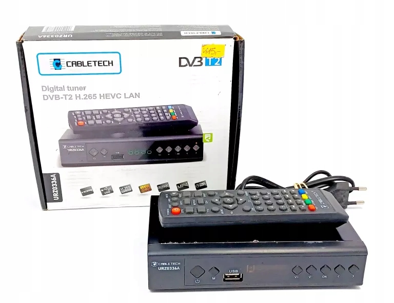 DEKODER CABLETECH URZ0336A DVB T2