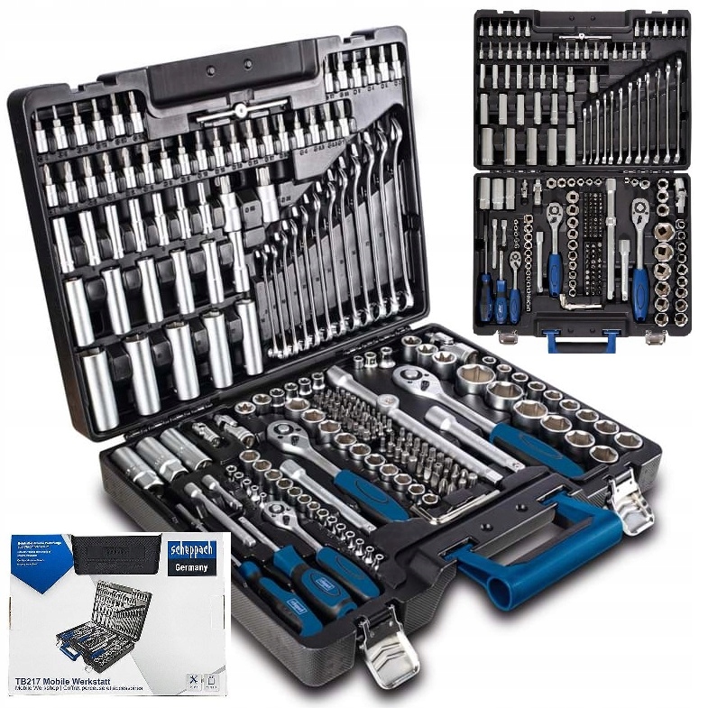 Купить ПРОФЕССИОНАЛЬНЫЙ НАБОР КЛЮЧЕЙ 217 шт. В ЧЕМОДАНЕ: отзывы, фото и ...